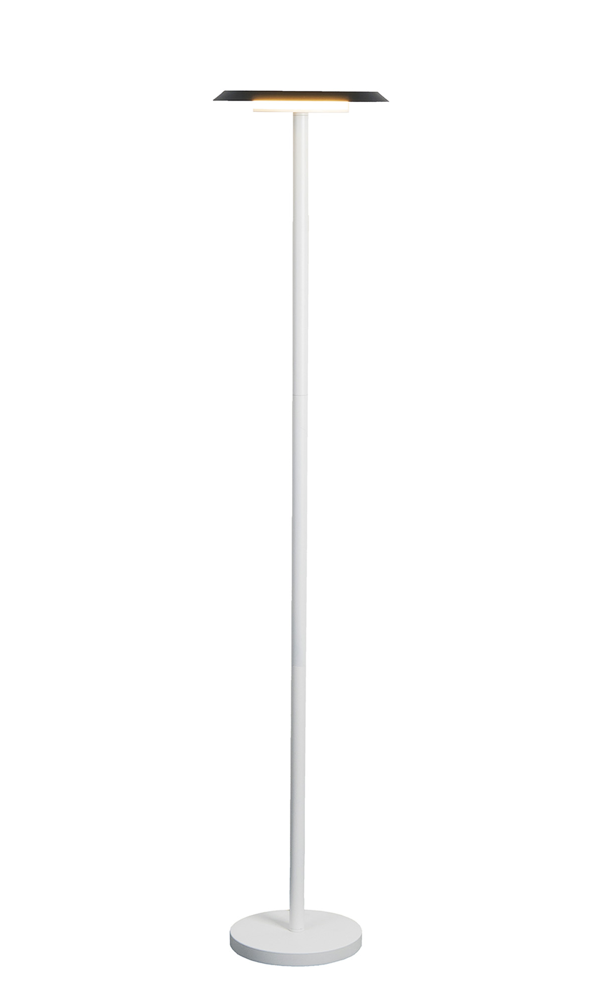 M9005  Tina 140cm Floor Lamp 12W LED 3000K White/Black